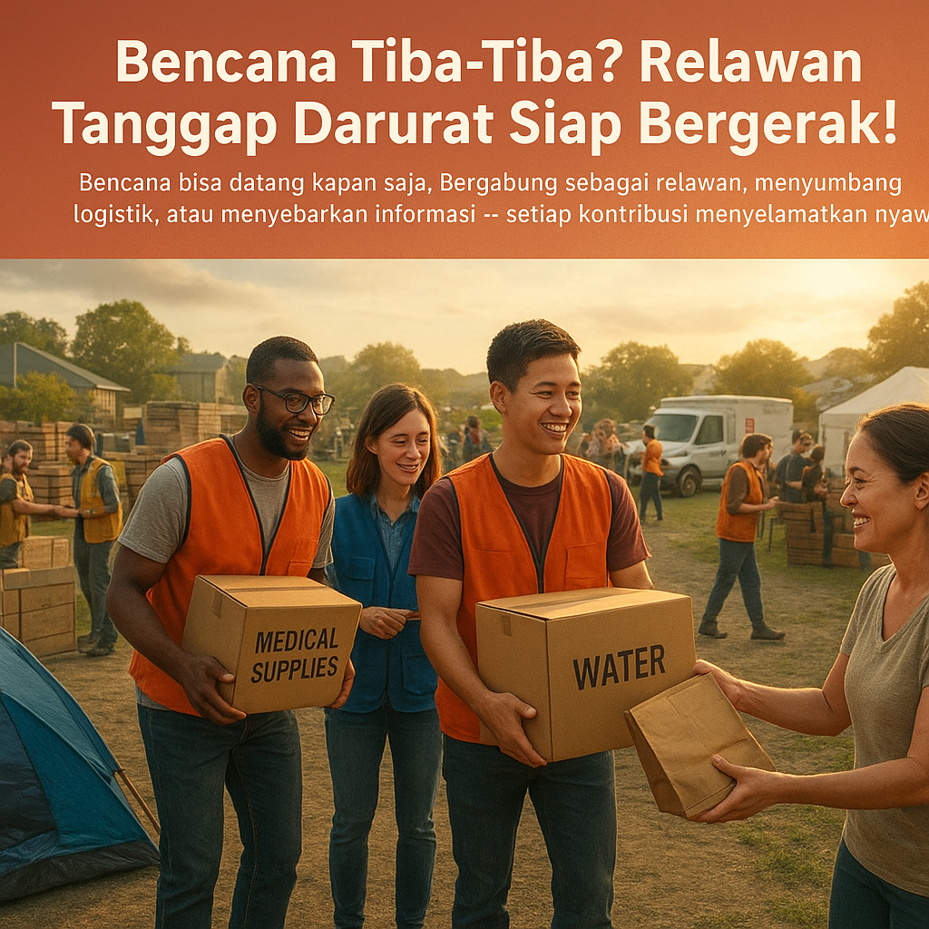 Bencana Tiba-Tiba? Relawan Tanggap Darurat Siap Bergerak!