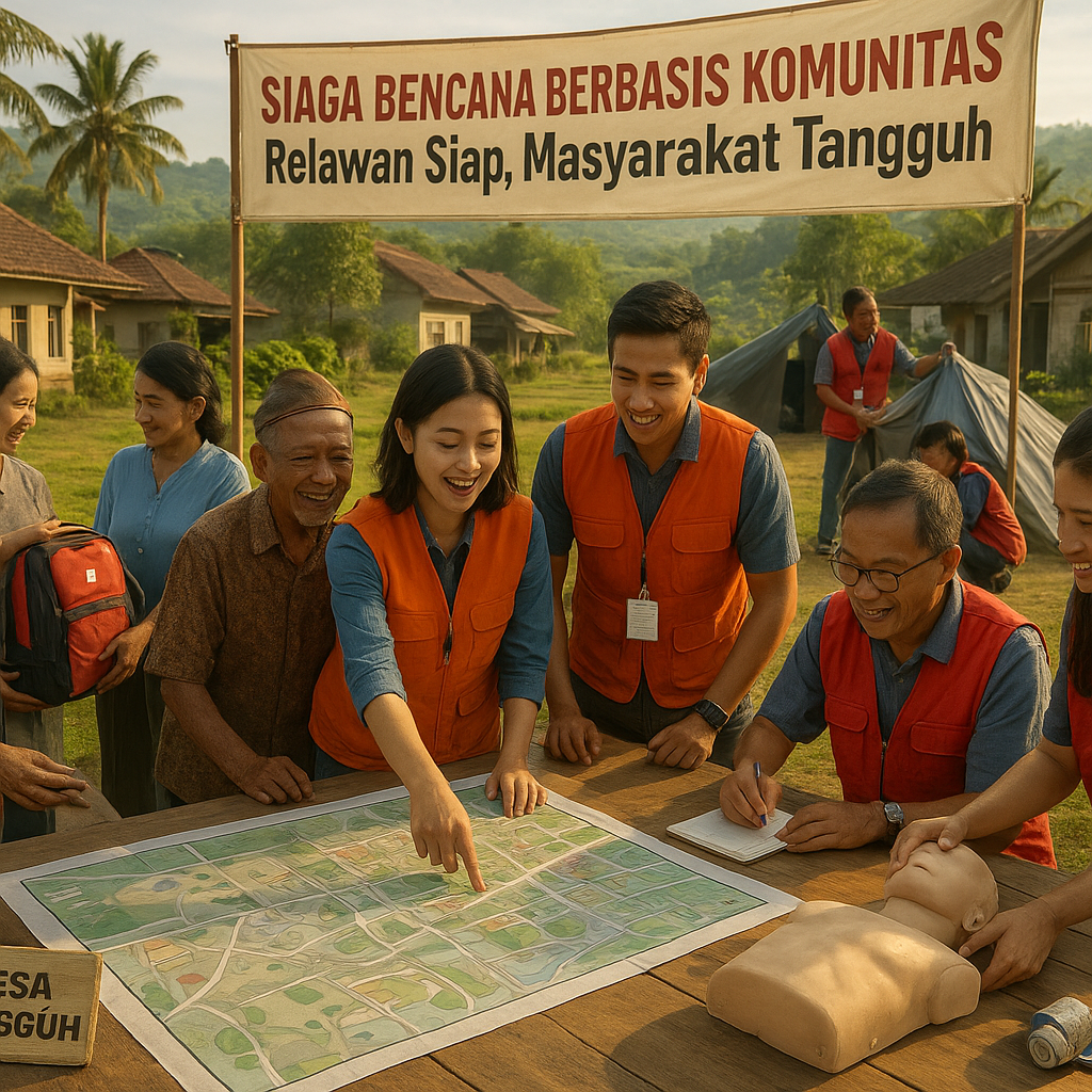 Siaga Bencana Berbasis Komunitas: Relawan Siap, Masyarakat Tangguh