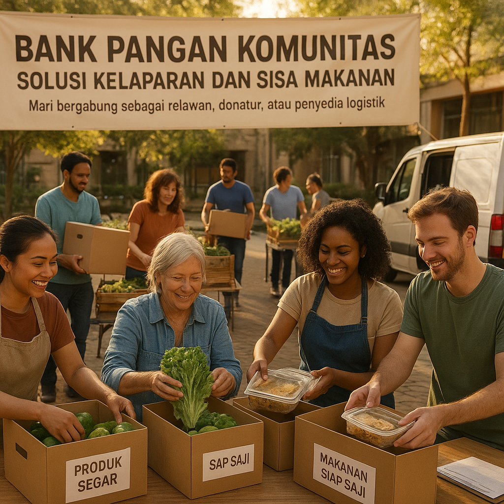 Bank Pangan Komunitas: Solusi Kelaparan dan Sisa Makanan