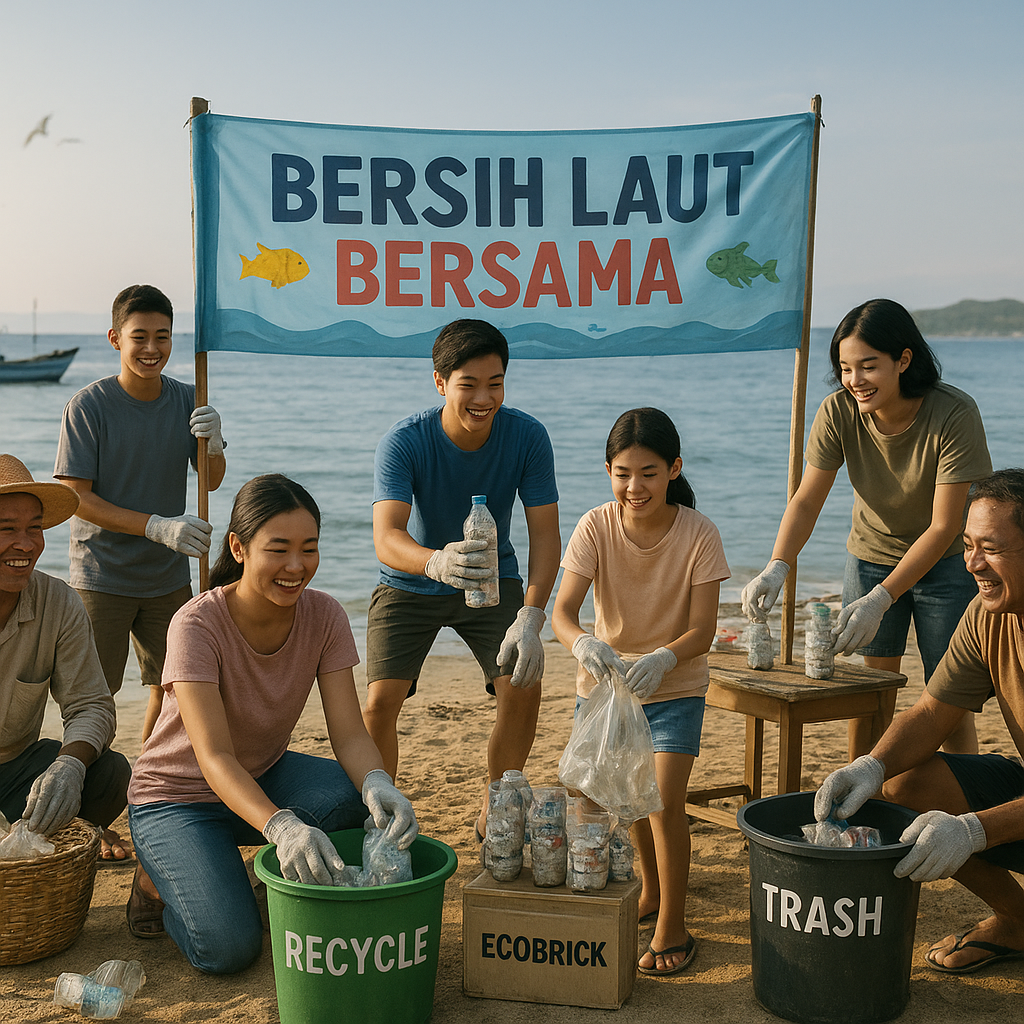Bersih Laut Bersama: Aksi Kolektif Lawan Sampah Plastik di Pesisir