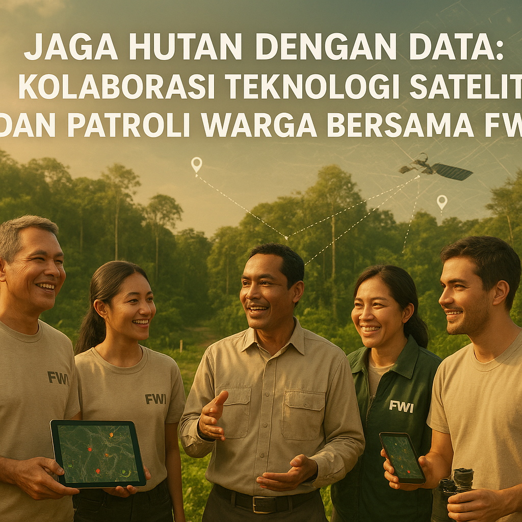 Jaga Hutan dengan Data: Kolaborasi Teknologi Satelit dan Patroli Warga bersama FWI