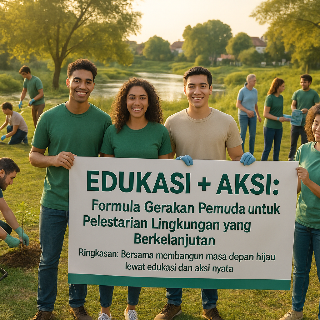 EDUKASI + AKSI: Formula Gerakan Pemuda untuk Pelestarian Lingkungan yang Berkelanjutan