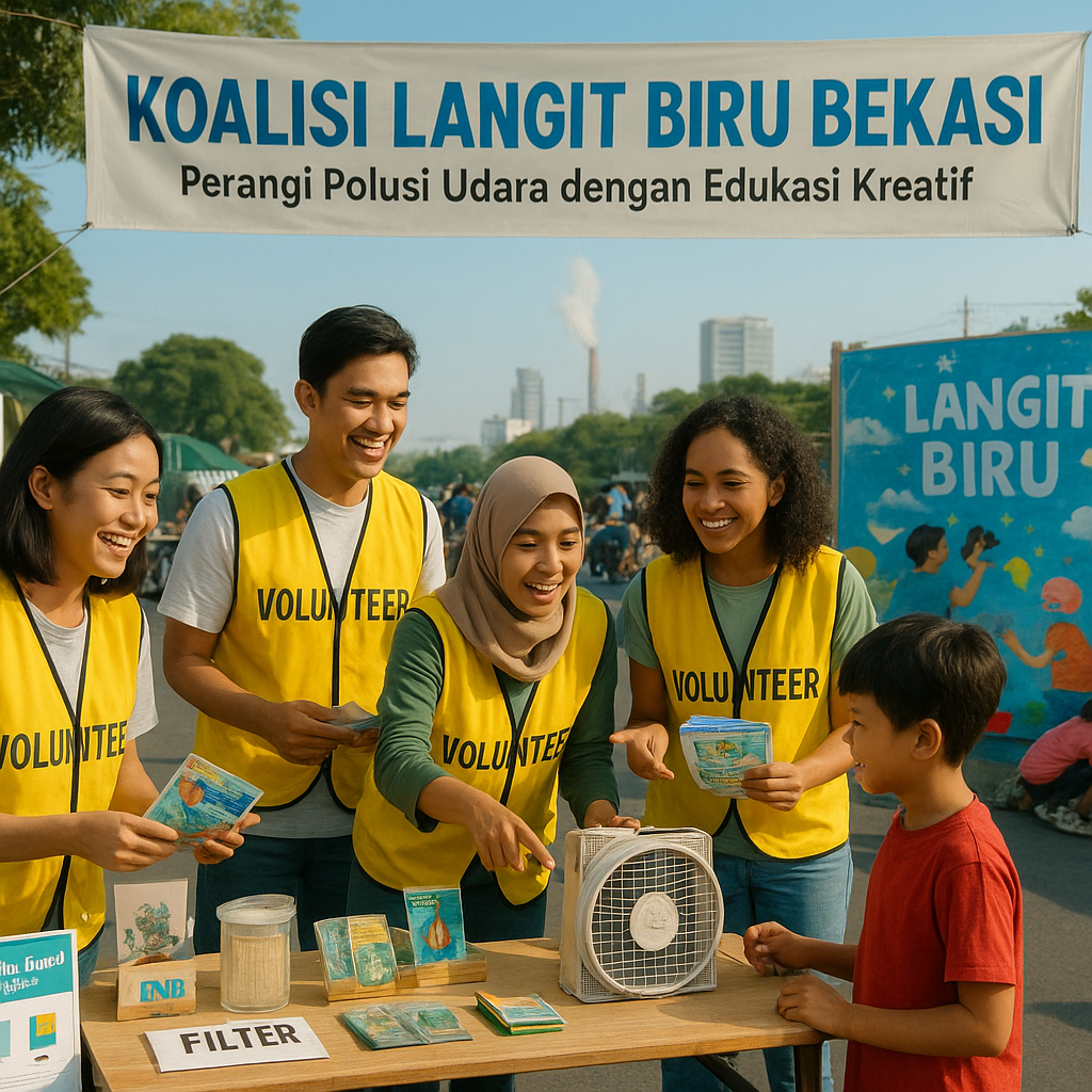 Koalisi Warga Bekasi Perangi Polusi Udara dengan Edukasi Kreatif
