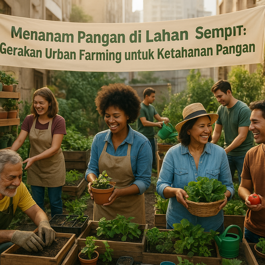 Menanam Pangan di Lahan Sempit: Gerakan Urban Farming untuk Ketahanan Pangan