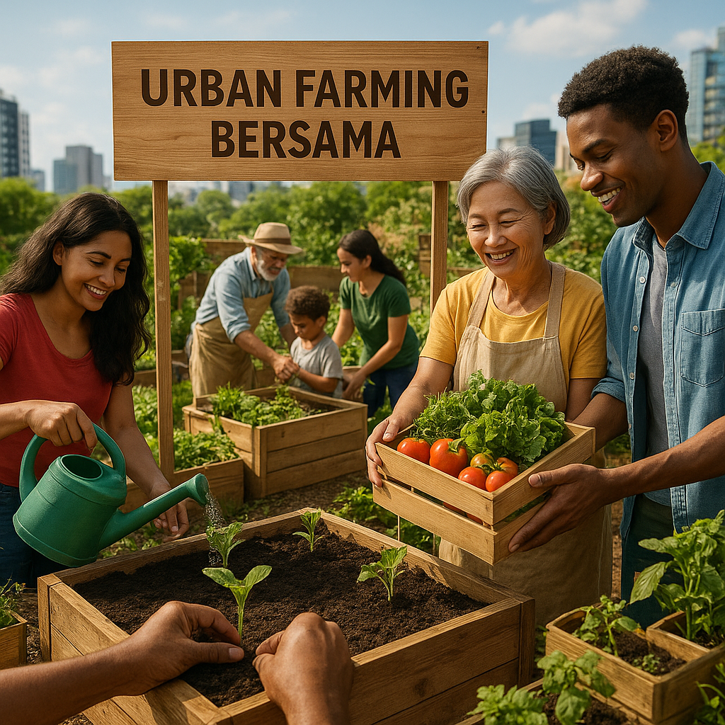 Urban Farming Bersama: Pemberdayaan Petani Lewat Kebun Komunitas