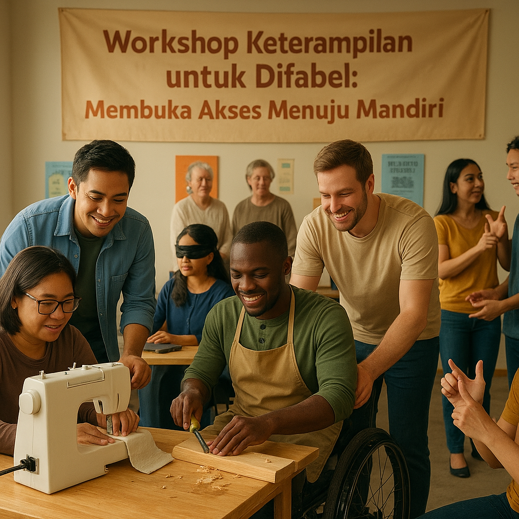 Workshop Keterampilan untuk Difabel: Membuka Akses Menuju Mandiri