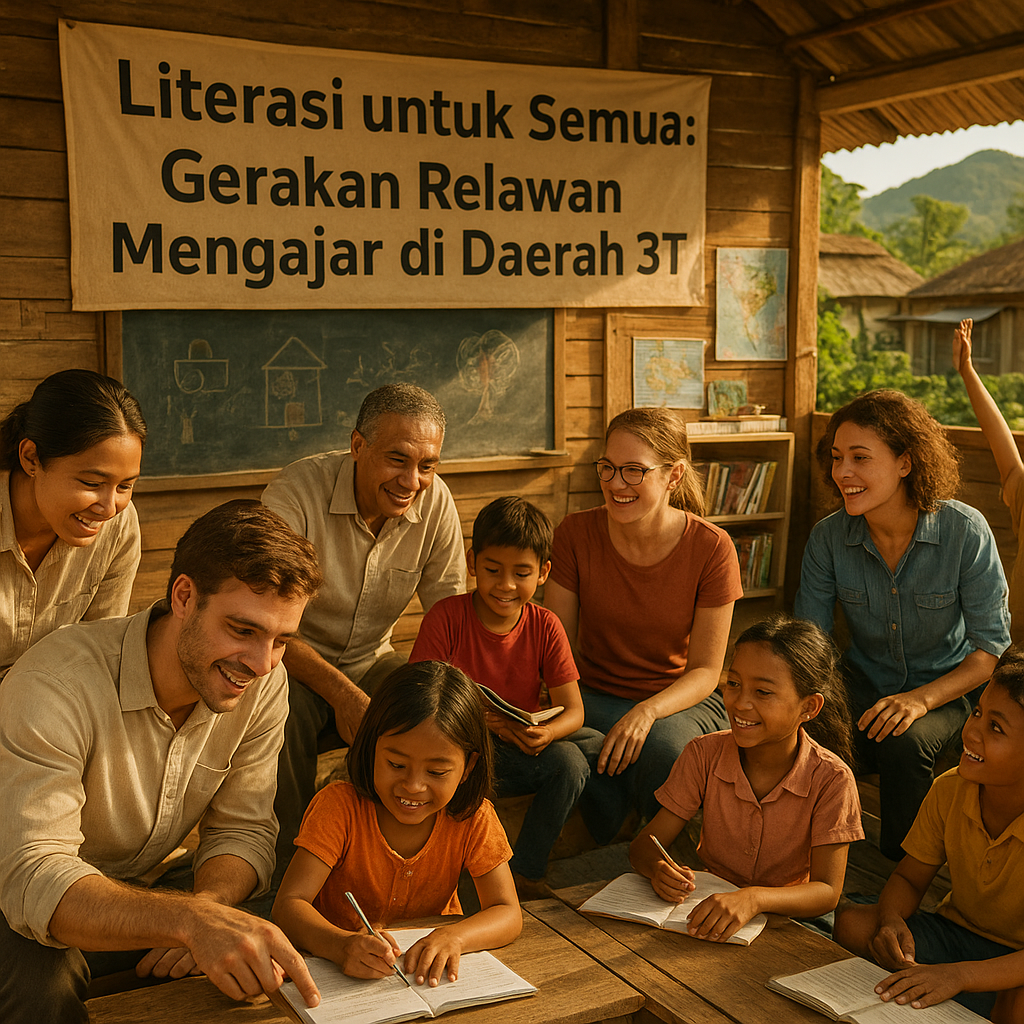 Literasi untuk Semua: Gerakan Relawan Mengajar di Daerah 3T