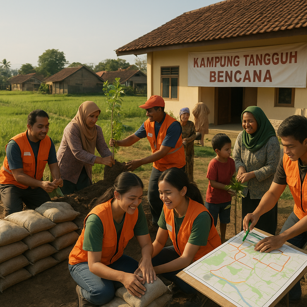 Kampung Tangguh Bencana: Kolaborasi Warga dan Relawan Perkuat Ketahanan Lokal