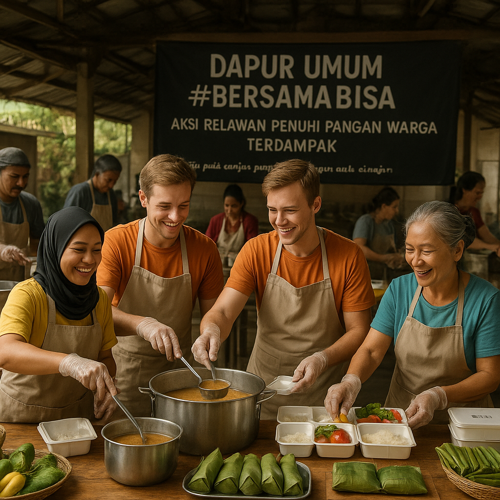 Dapur Umum #BersamaBisa: Aksi Relawan Penuhi Pangan Warga Terdampak