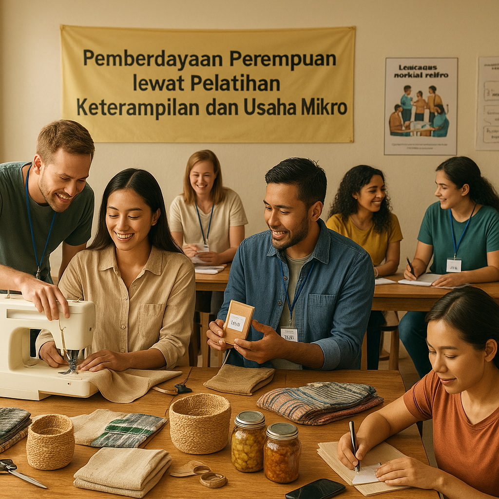 Pemberdayaan Perempuan lewat Pelatihan Keterampilan dan Usaha Mikro loading='lazy' 