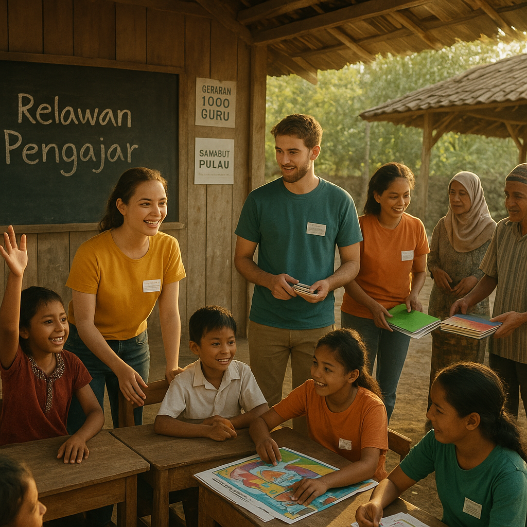 Relawan Pengajar: Jawab Kekurangan Guru di Daerah Terpencil