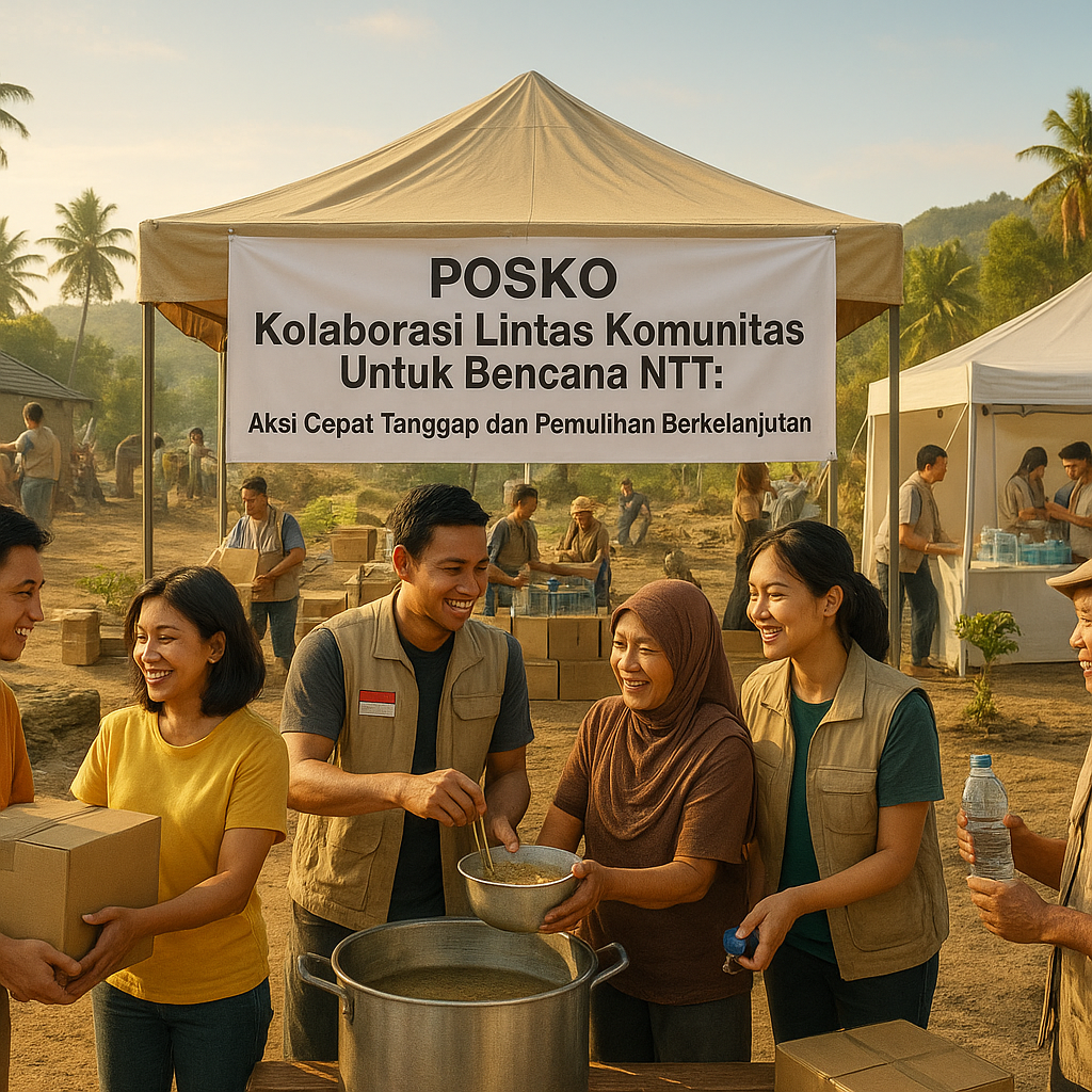 Kolaborasi Lintas Komunitas Untuk Bencana NTT: Aksi Cepat Tanggap dan Pemulihan Berkelanjutan