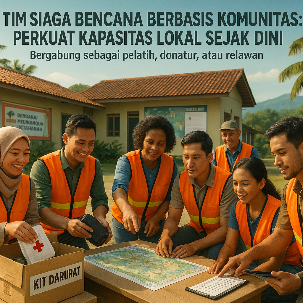 Tim Siaga Bencana Berbasis Komunitas: Perkuat Kapasitas Lokal Sejak Dini