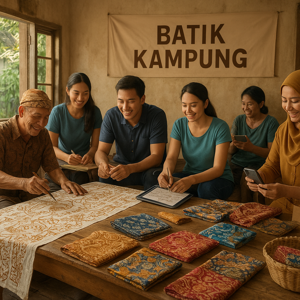 Batik Kampung: Ekonomi Kreatif dan Kolaborasi Wujudkan Kesejahteraan Perajin loading='lazy' 