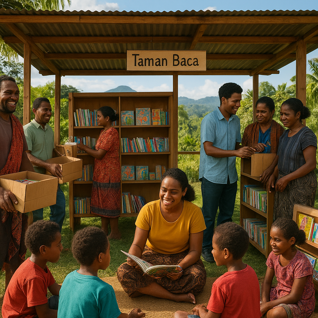 Taman Baca Untuk Papua: Membangun Literasi dari Kampung ke Kota