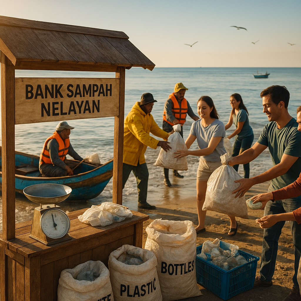 Bank Sampah Nelayan: Bersihkan Laut dan Tambah Penghasilan
