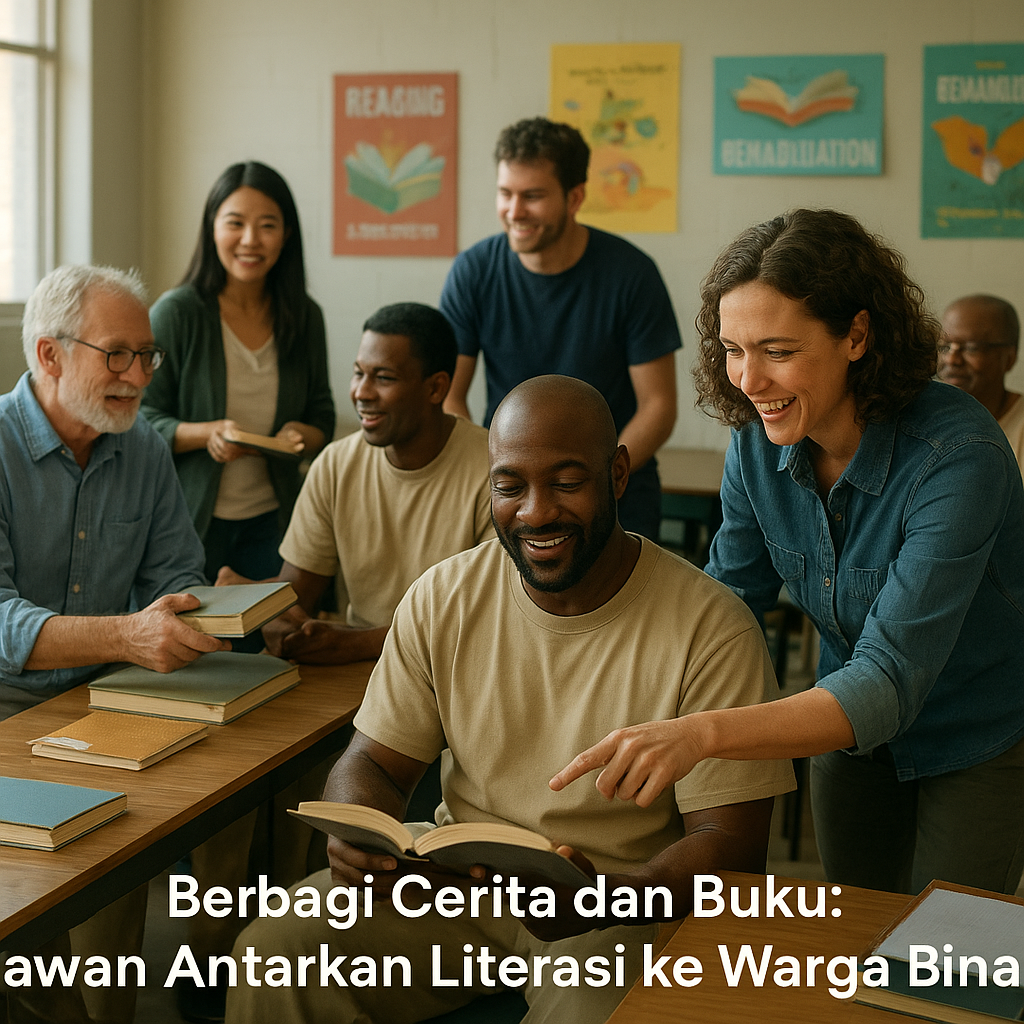 Berbagi Cerita dan Buku: Relawan Antarkan Literasi ke Warga Binaan