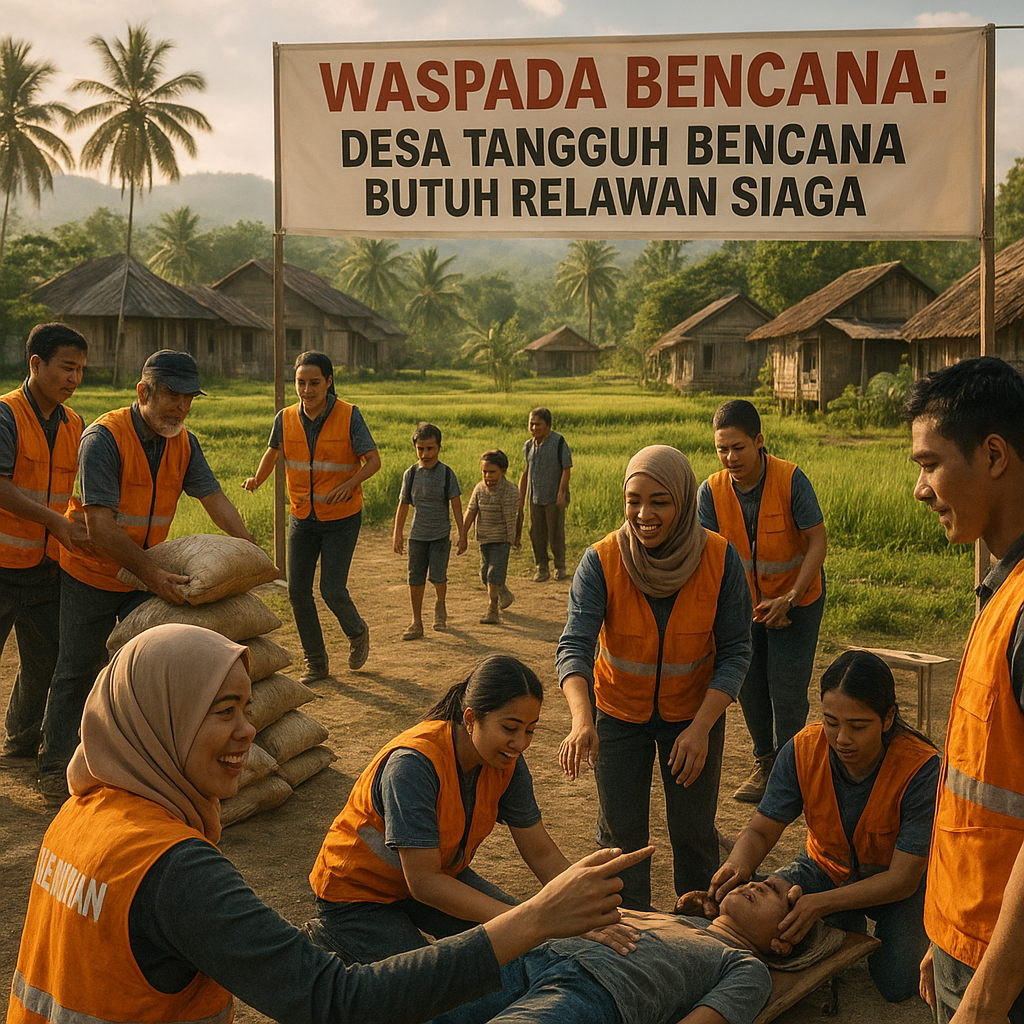 Waspada Bencana: Desa Tangguh Bencana Butuh Relawan Siaga