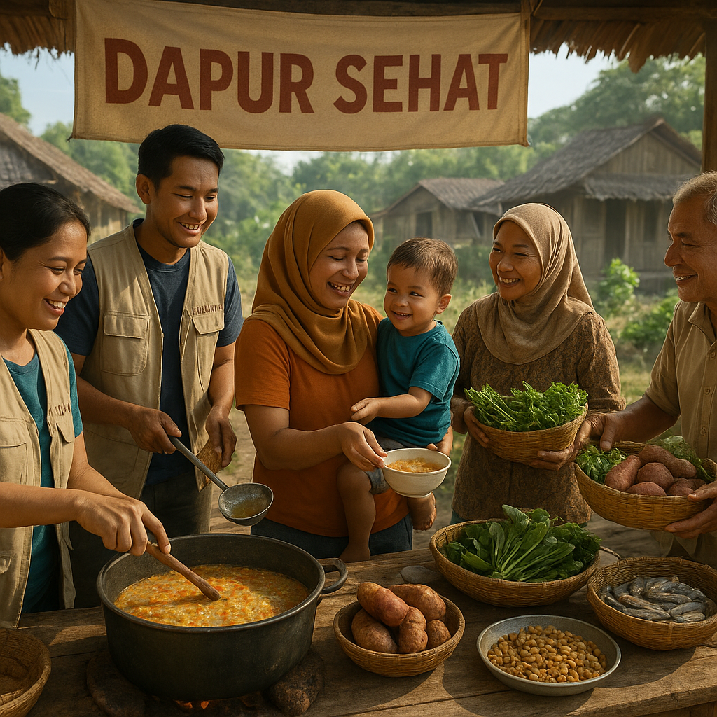 Mengatasi Stunting lewat Dapur Sehat dan Relawan Gizi