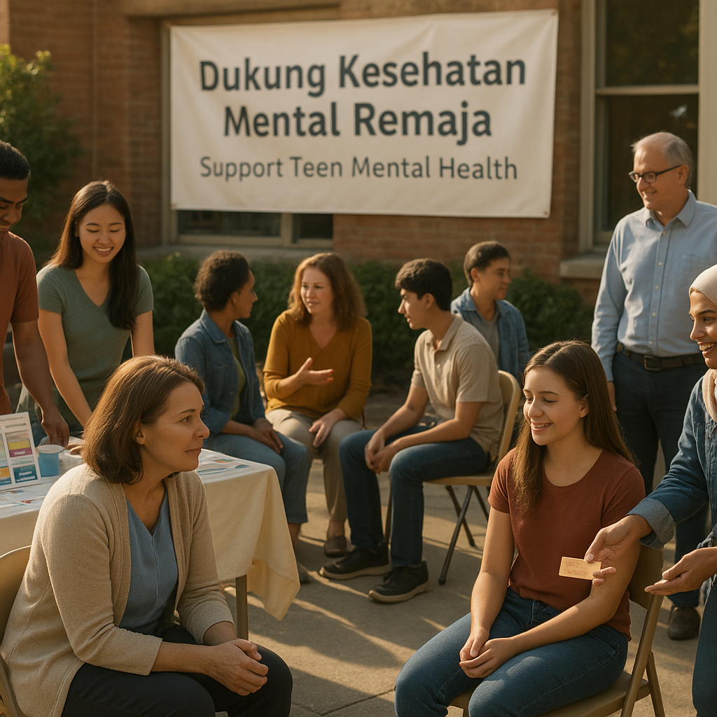 Dukung Kesehatan Mental Remaja: Kolaborasi Komunitas dan Sekolah