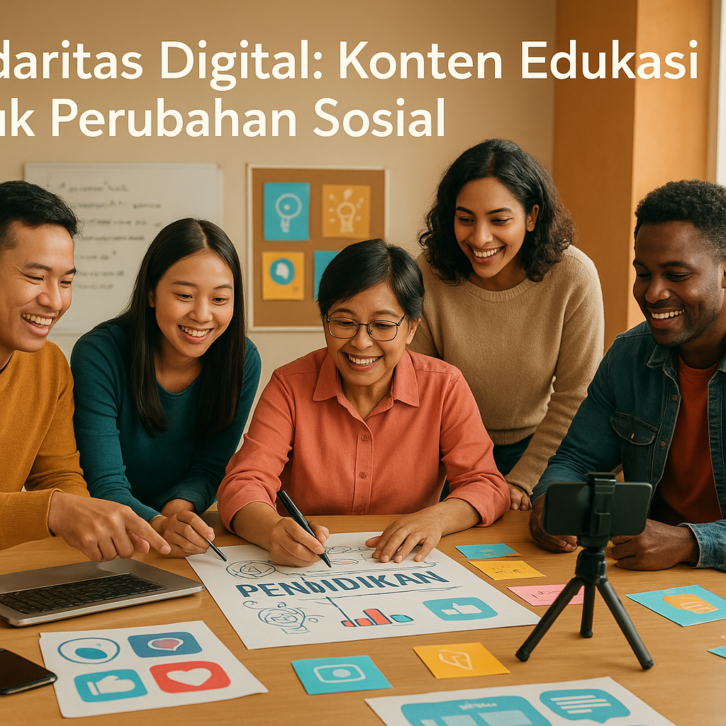 Solidaritas Digital: Konten Edukasi untuk Perubahan Sosial
