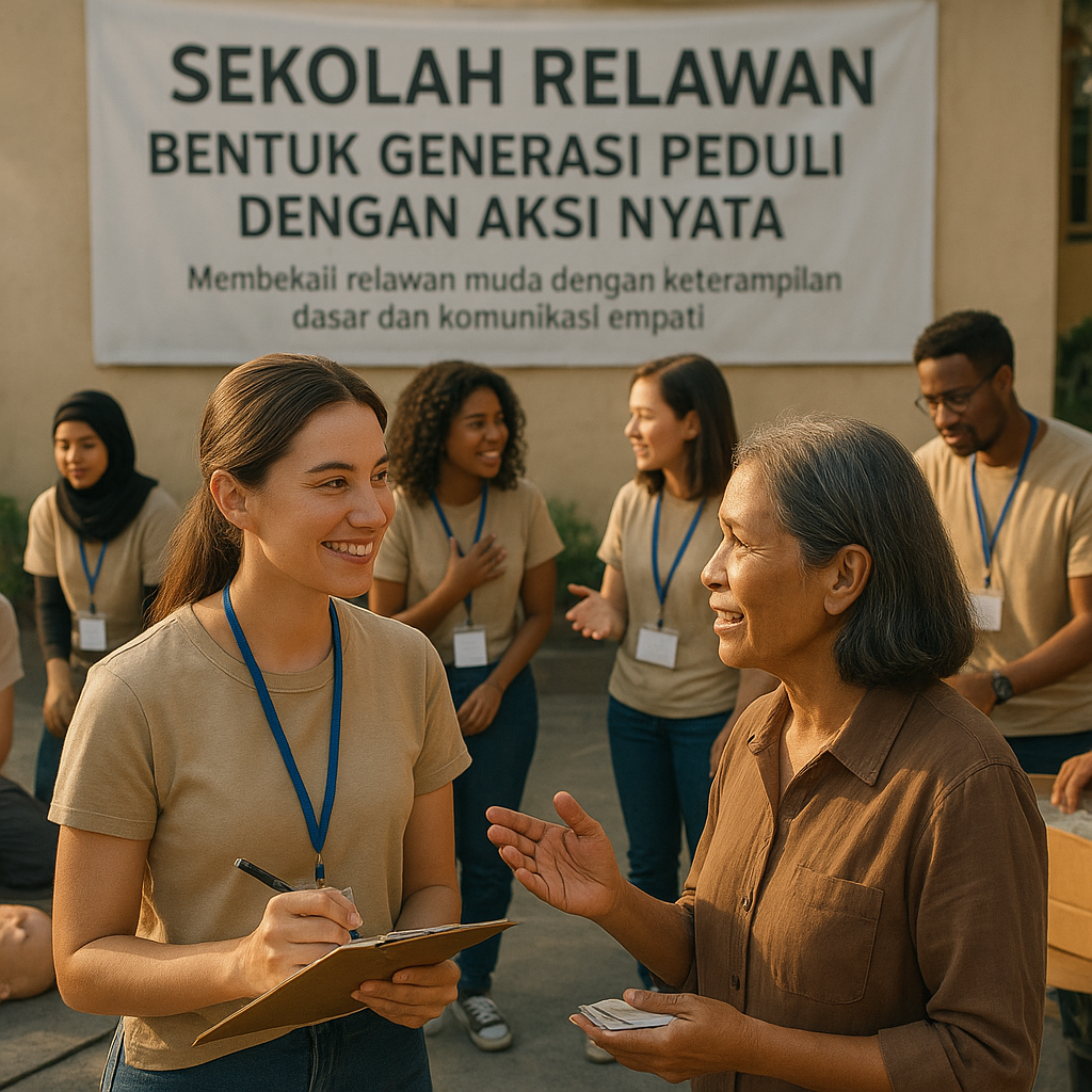 Sekolah Relawan: Bentuk Generasi Peduli dengan Aksi Nyata