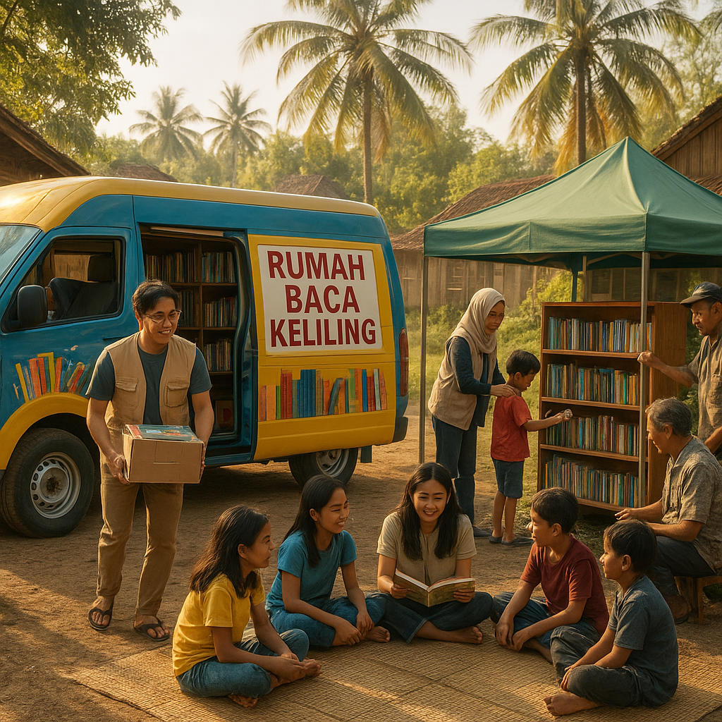 Rumah Baca Keliling: Bawa Dunia Literasi ke Pelosok Desa