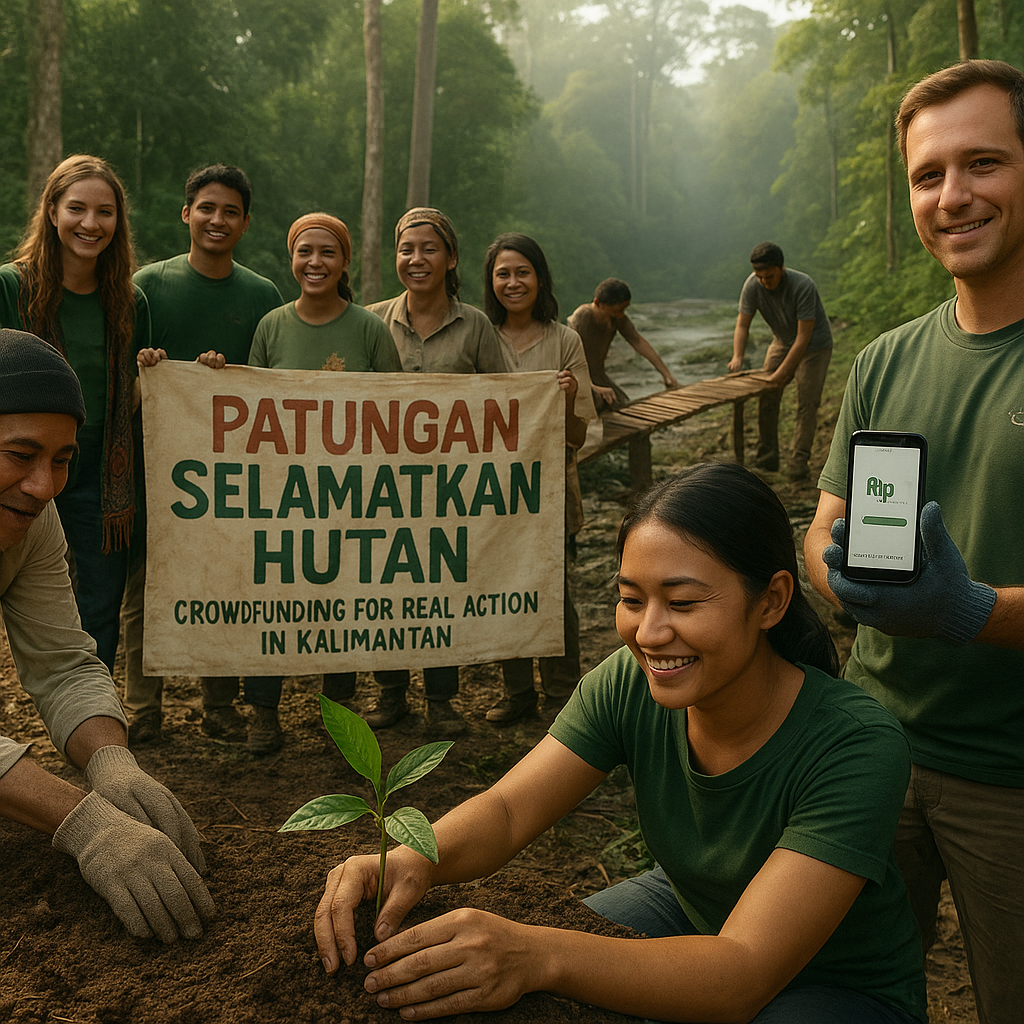 Patungan Selamatkan Hutan: Crowdfunding untuk Aksi Nyata di Kalimantan