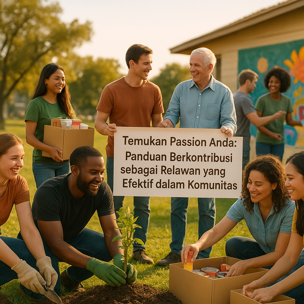 Temukan Passion Anda: Panduan Berkontribusi sebagai Relawan yang Efektif dalam Komunitas