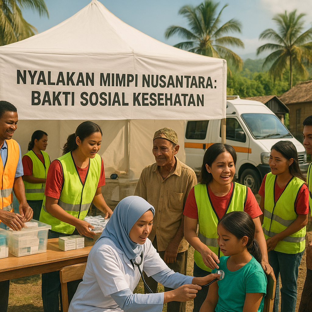 Nyalakan Mimpi Nusantara: Bakti Sosial Kesehatan untuk Pemerataan Layanan di Daerah Terpencil