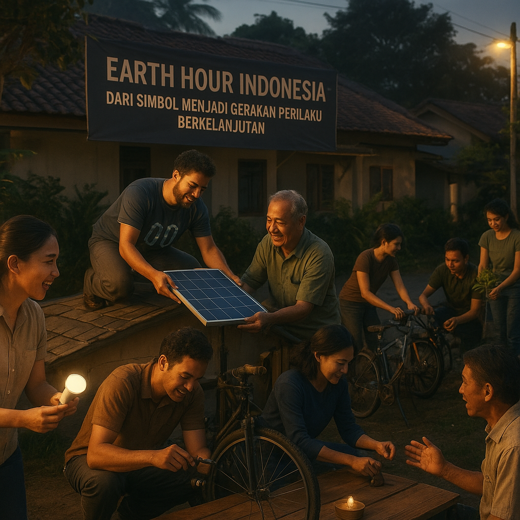 Earth Hour Indonesia: Dari Simbol Menjadi Gerakan Perilaku Berkelanjutan