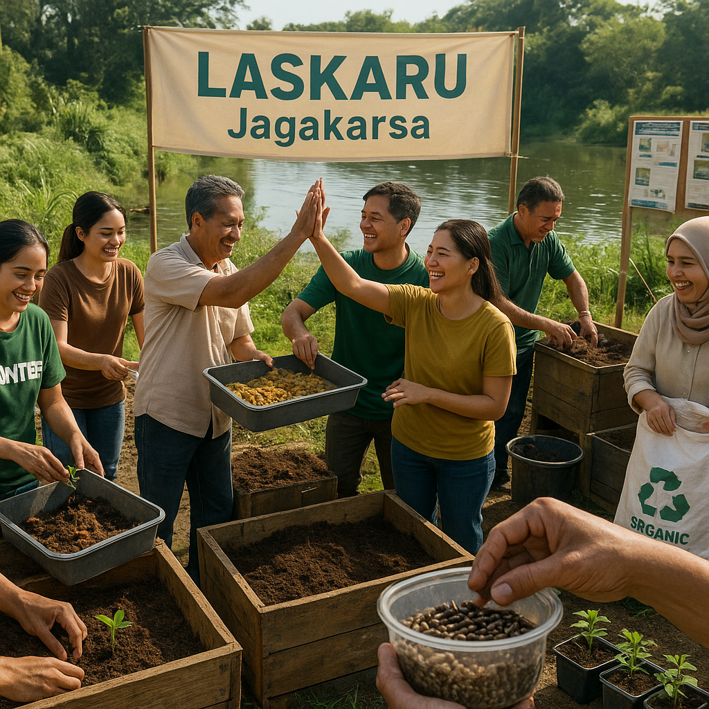 LASKARU Jagakarsa: Maggot, Solusi Cerdas untuk Sampah Organik
