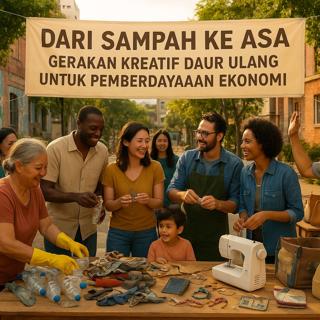 Dari Sampah ke Asa: Gerakan Kreatif Daur Ulang untuk Pemberdayaan Ekonomi