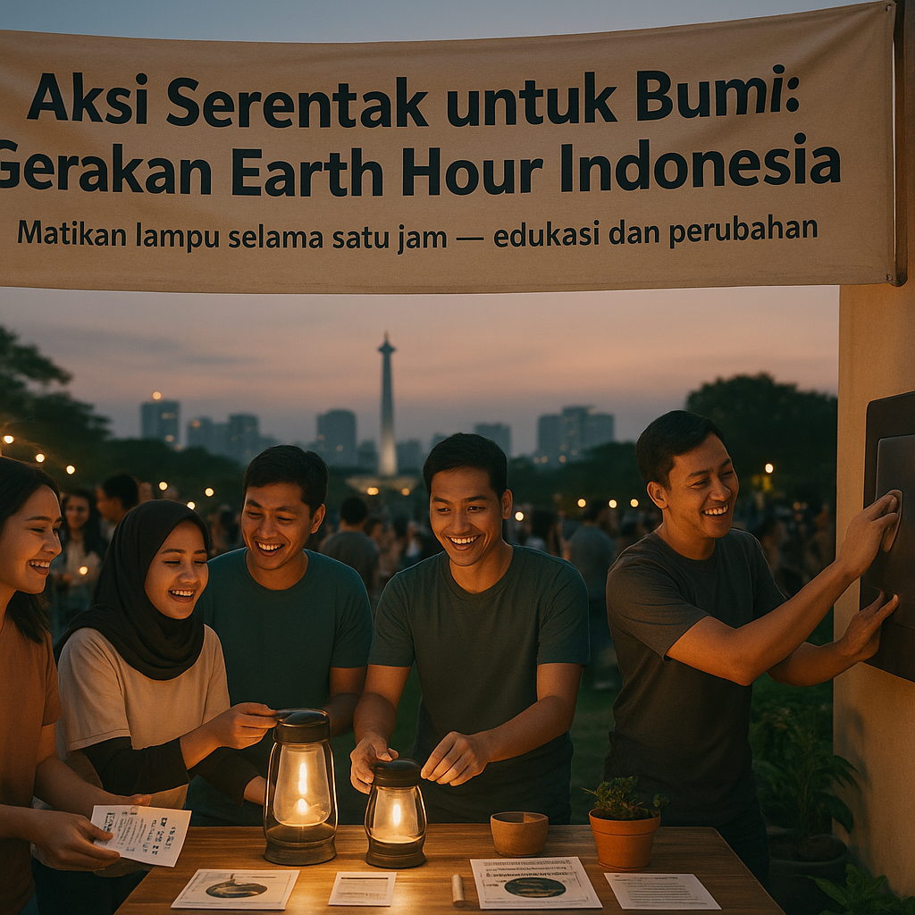 Aksi Serentak untuk Bumi: Gerakan Earth Hour Indonesia