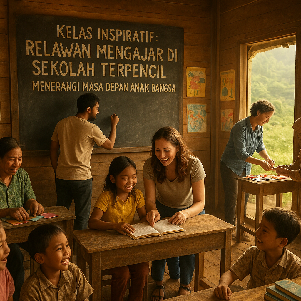 Kelas Inspiratif: Relawan Mengajar di Sekolah Terpencil, Menerangi Masa Depan Anak Bangsa