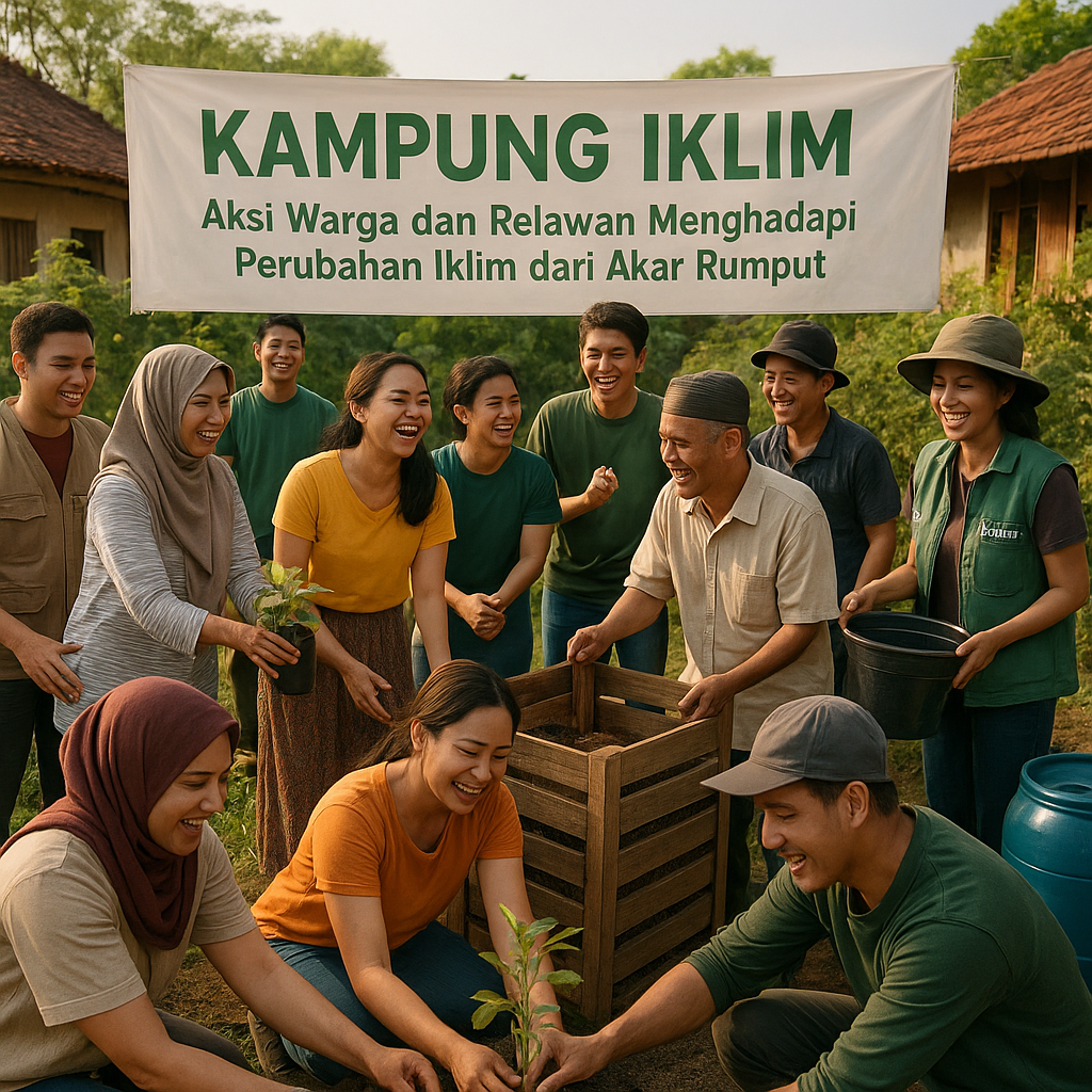 Kampung Iklim: Aksi Warga dan Relawan Menghadapi Perubahan Iklim dari Akar Rumput