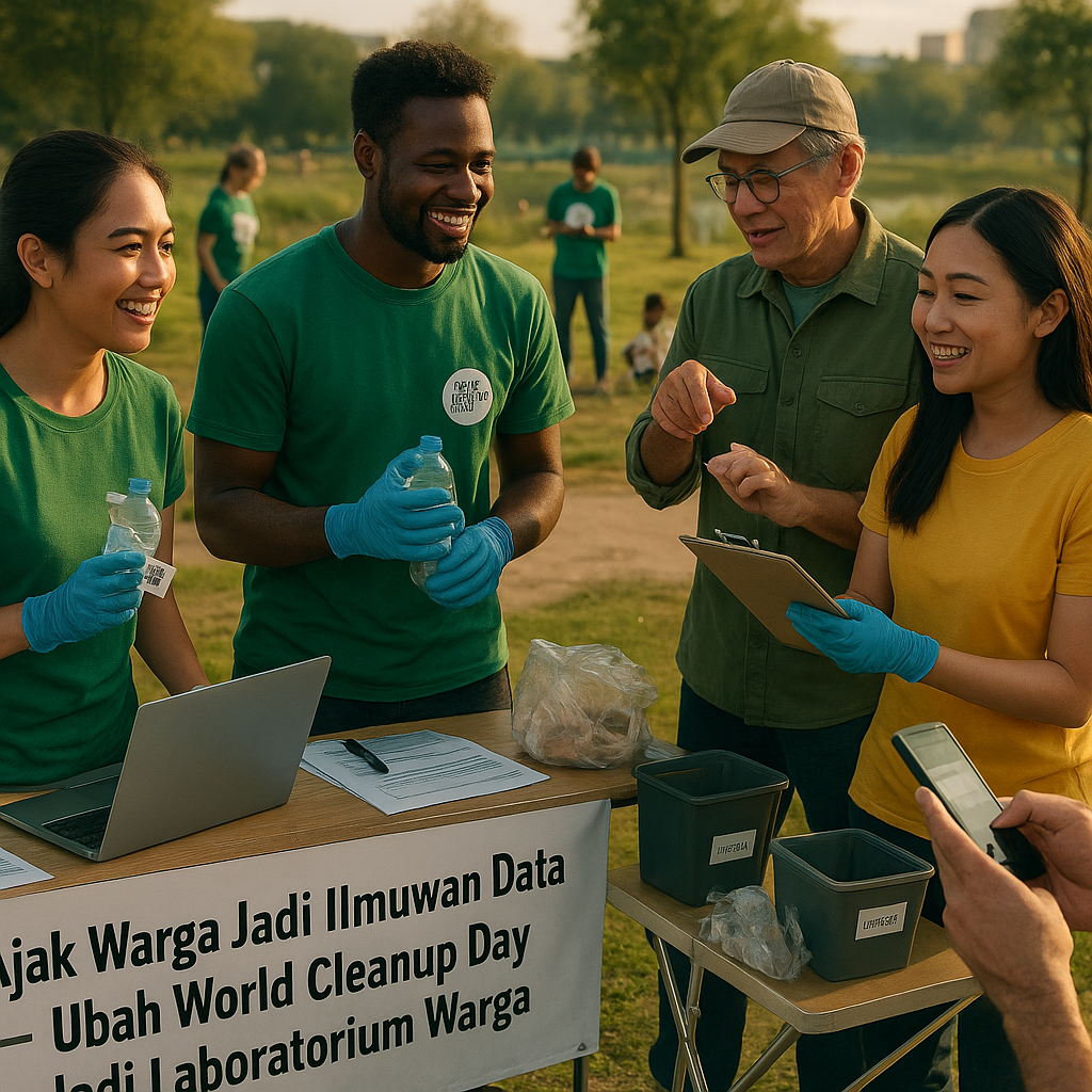 Ajak Warga Jadi Ilmuwan Data: Ubah World Cleanup Day Jadi Laboratorium Warga