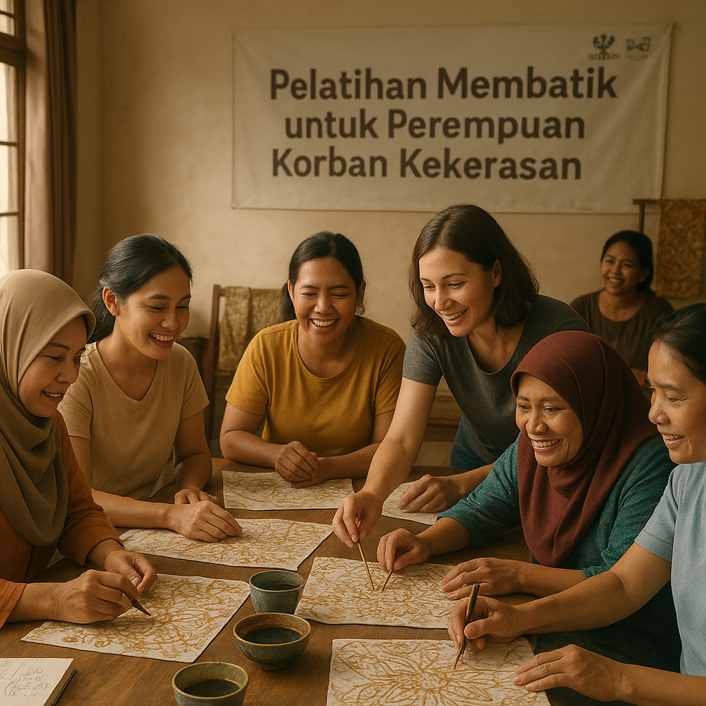 Pelatihan Membatik untuk Perempuan Korban Kekerasan: Merajut Kemandirian Lewat Karya