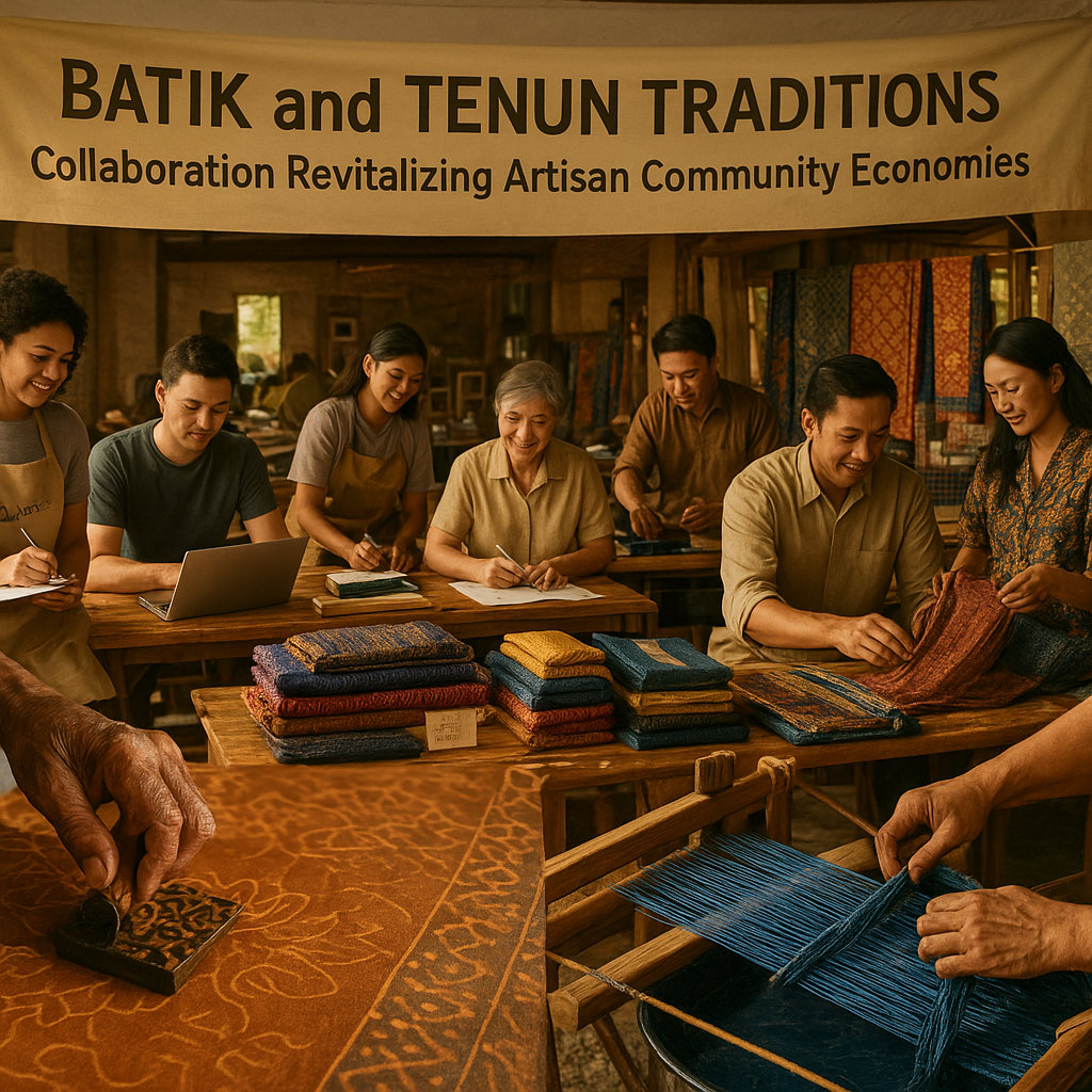 Batik dan Tenun Tradisi: Kolaborasi Revitalisasi Ekonomi Komunitas Pengrajin