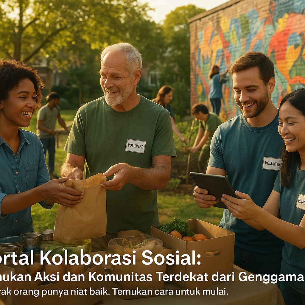 Portal Kolaborasi Sosial: Temukan Aksi dan Komunitas Terdekat dari Genggaman