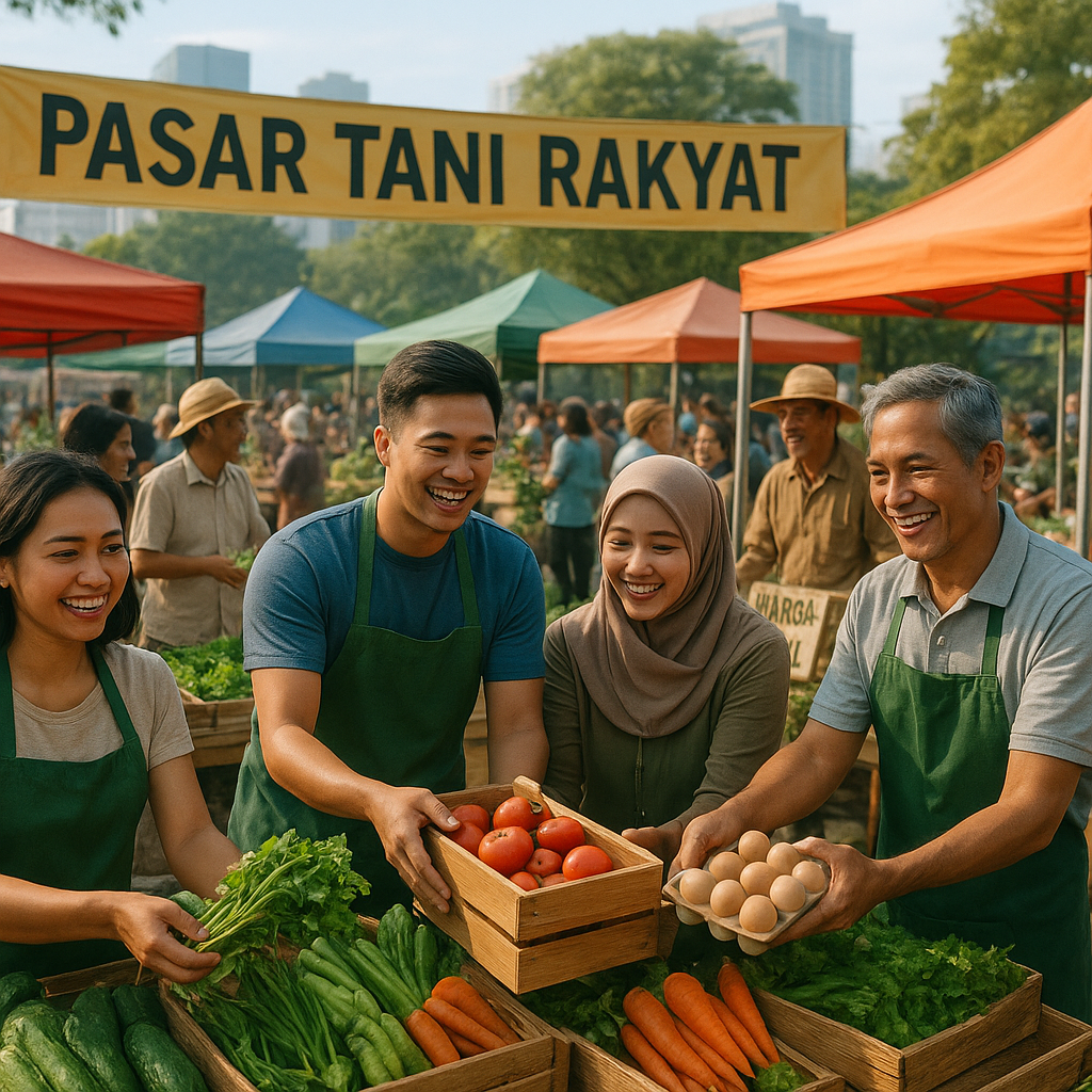 Pasar Tani Rakyat: Kolaborasi Petani Lokal dan Komunitas Urban