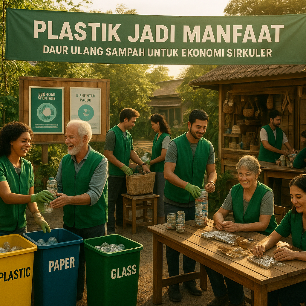 Plastik Jadi Manfaat: Daur Ulang Sampah untuk Ekonomi Sirkuler