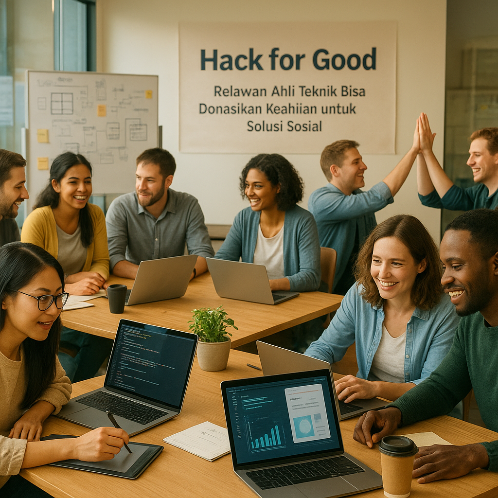 Hack for Good: Relawan Ahli Teknik Bisa Donasikan Keahlian untuk Solusi Sosial