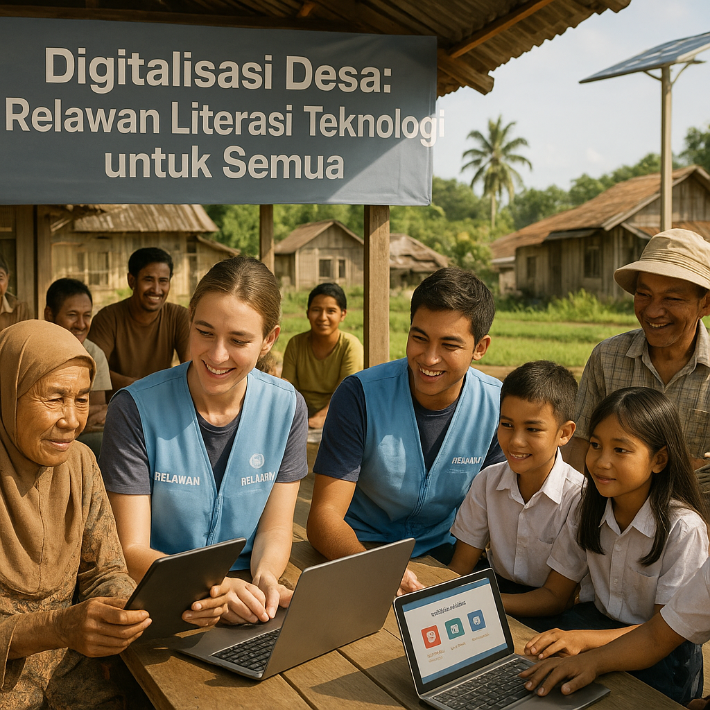 Digitalisasi Desa: Relawan Literasi Teknologi untuk Semua