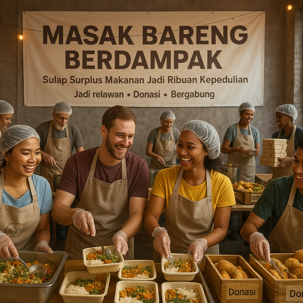 Masak Bareng Berdampak: Sulap Surplus Makanan Jadi Ribuan Kepedulian