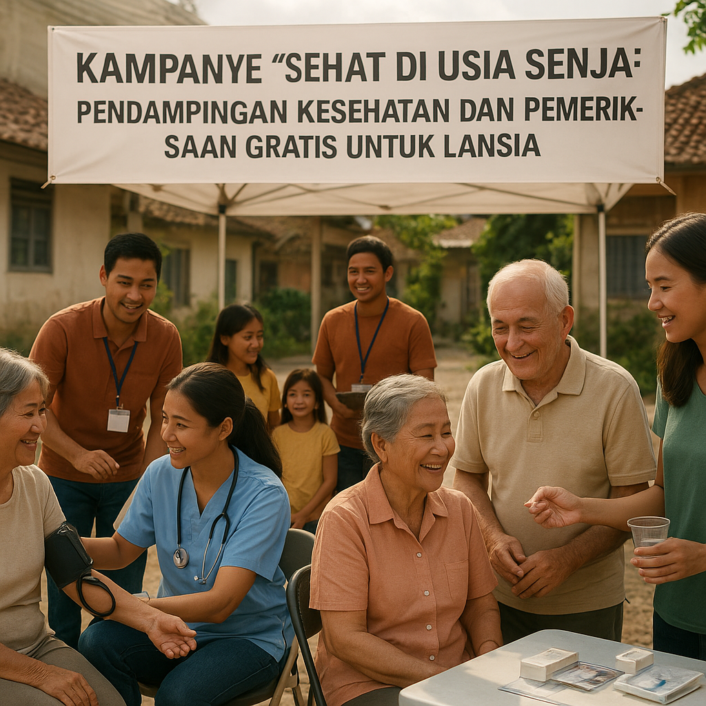 Kampanye 'Sehat di Usia Senja': Pendampingan Kesehatan dan Pemeriksaan Gratis untuk Lansia