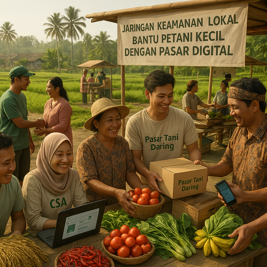 Jaringan Keamanan Pangan Lokal: Bantu Petani Kecil dengan Pasar Digital