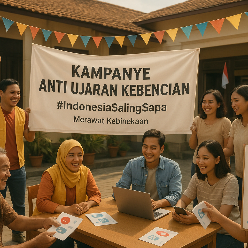 Kampanye Anti Ujaran Kebencian: #IndonesiaSalingSapa Merawat Kebinekaan