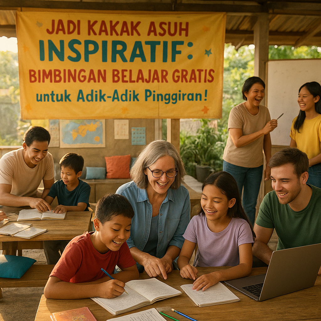 Jadi Kakak Asuh Inspiratif: Bimbingan Belajar Gratis untuk Adik-Adik Pinggiran!