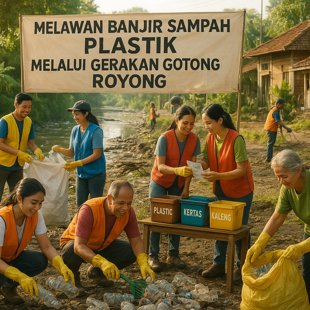 Melawan Banjir Sampah Plastik melalui Gerakan Gotong Royong